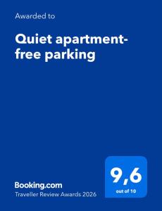 Quiet apartment-free parking