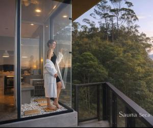Chalé Boutique - Spa - Sauna seca , Jacuzzi , Rede suspensa