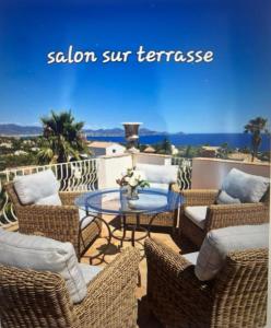 Villa vue mer avec Rooftop et piscine 10 personnes Les Issambres
