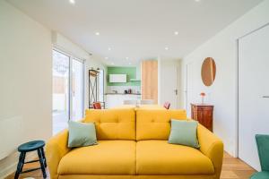 Maison bord de mer avec jardin clos et calme