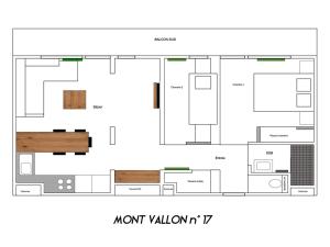 3 Pièces Contemporain Sud à Méribel - 4 Pers - FR-1-182-217