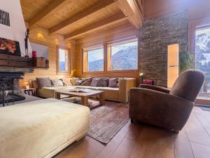 Chalet Boder - Vue MontBlanc - Cheminée