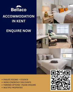 B2 Private Double room with Ensuite, Contractor & Corporate Stays Fully Equipped