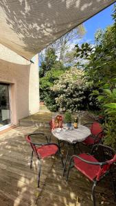 Appartement Cozy avec terrasse - Famille - Télétravail - Interim