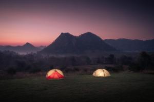 Banyakard Campground ลานกางเต็นท์บรรยากาศ