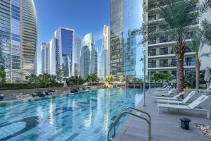 Furnished 1Bedroom with Burj Khalifa Tip View, Near Dubai Water Canal, Easy Access to Heart of Downtown - Zada Tower, Business Bay by Deluxe Holiday Homes