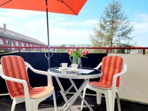 "Meerglück im Dünengarten" mit Balkon & Meerblick OFC 20