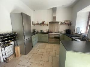 Maison en pierre, prêt de Tournus, Cluny, Terrasse