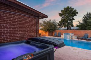 Sip and Swim Heated Pool Hot Tub Games Hosted By Relaxtay