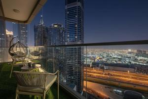 Breathtaking Infinity Pool with Burj Khalifa Views