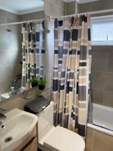 House in a residential neighborhood