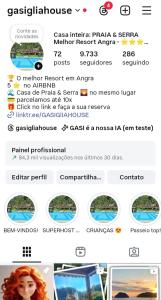 Casa inteira na PRAIA & SERRA Melhor Resort Angra