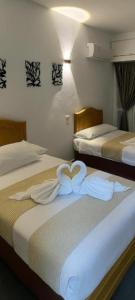 Mirage Bay includes a water park and free Wi-Fi