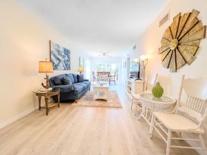 You cant get closer to the beach than this beachy 3 bedroom condo