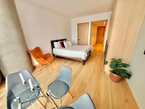 Espectacular Estudio en University Tower Reforma 2 camas dobles 4 personas