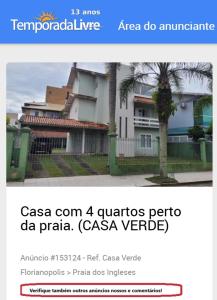 Casa Verde - Casa de 4 quartos perto da praia