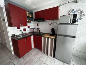 Studio climatisé, au bord de la plage - 3 pers. - FR-1-250-331