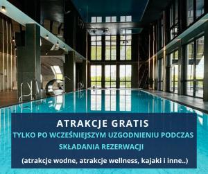 Natural Hotel przy plaży-Ostróda-basen na III kondygnacji
