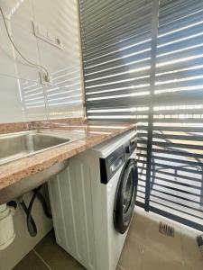 Complejo de playa con terraza