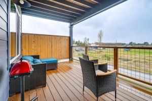 Walk to Marina! River-View Retreat in Hammond