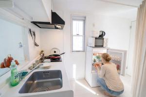 501Room,5-Minute Walk to Oshiage ,Private One-Bedroom Unit ,Near Tokyo Skytree ,Fully Equipped Kitchen & Bathroom ,Separate Wet and Dry Areas