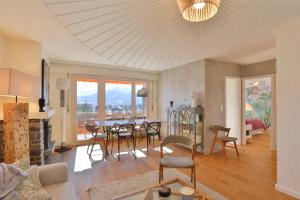 Crans mountain view
