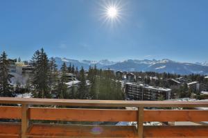 Crans mountain view