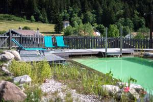 Chalet La Reine des Prés sauna piscine Gérardmer Le Domaine des Fleurs