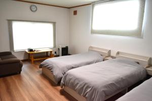 A large house with a beautifui Japanese-style room