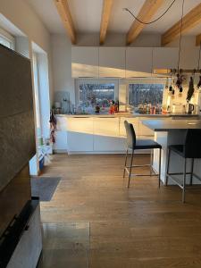 Wooden house idyll near the lake