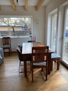 Wooden house idyll near the lake