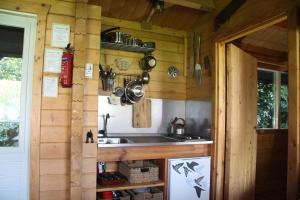 De Blokhut op camping Oudesluis