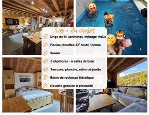 Chalet La Tanière 14 Pers - piscine chauffée et sauna - Vars Saint Marcellin