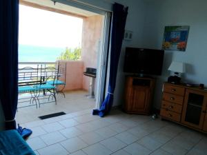 Logement Marion 2 à 4 pers terrasse vue mer 180 plage de sable 300 M - TARCO