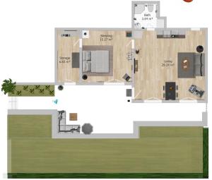 2-Zimmerwohnung 55m2, nahe Zürich