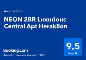NEON 2BR Luxurious Central Apt Heraklion