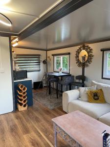 Stunning birch tree Lodge