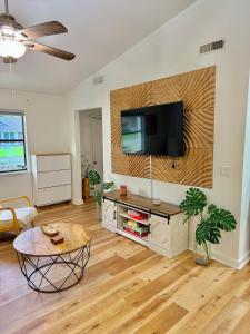 Modern Home with Theater, BBQ & Private Yard