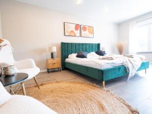 Design Apartment zentral für 6 in Andernach: Ausblick, WiFi, Küche