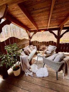 El Arca private cabin with hot tub Jeseniky for 9 guests