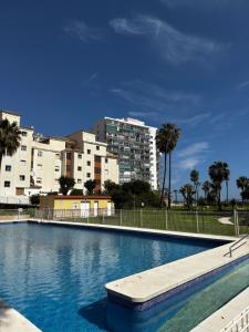 Estudio frente al mar, Terraza, Piscinas, Parking, Benalmádena