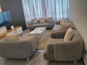 celestial stays two bedroom apartment with well equipped gym swimming pool and, ample parking space and proximity to major shopping malls