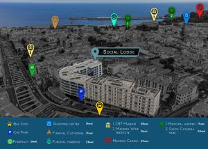 Social Lodge Funchal Center - City View Rooftop