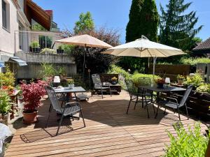 Gemütliches Doppelzimmer mit Gartenblick und Top ÖV