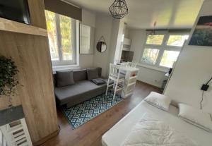 Studio meuble avec vue sur le lac Leman