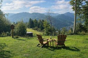 !! Dom nad Chmurami w Pieninach - BALIA & SAUNA - Piękny Widok na SZCZAWNICĘ !!