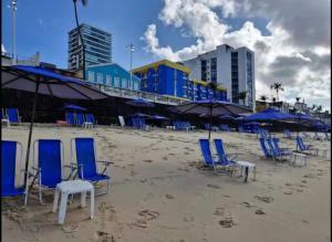 Flat na Barra - Frente a praia - Circuito do Carnaval