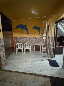 Casa a 200m da praia com 7 camas e Churrasqueira
