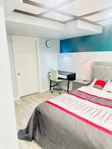 Modern Private Suite with 100 inch TV Quiet Oshawa