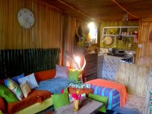 reed hut earthy rustic escape for 2-4 guests